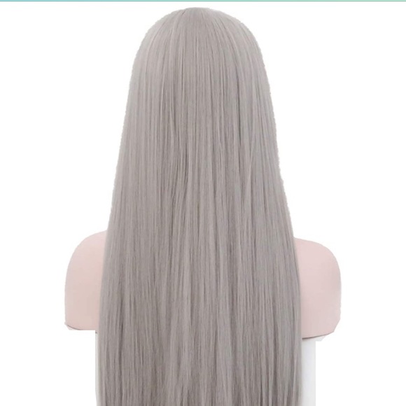ELE H 24” GREY STEEL STRAIGHT LACE FRONT WIG *NEW*
